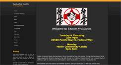 Desktop Screenshot of kyokushinseattle.com